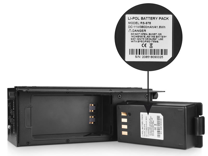 mcHF Clone RS-978 modular battery