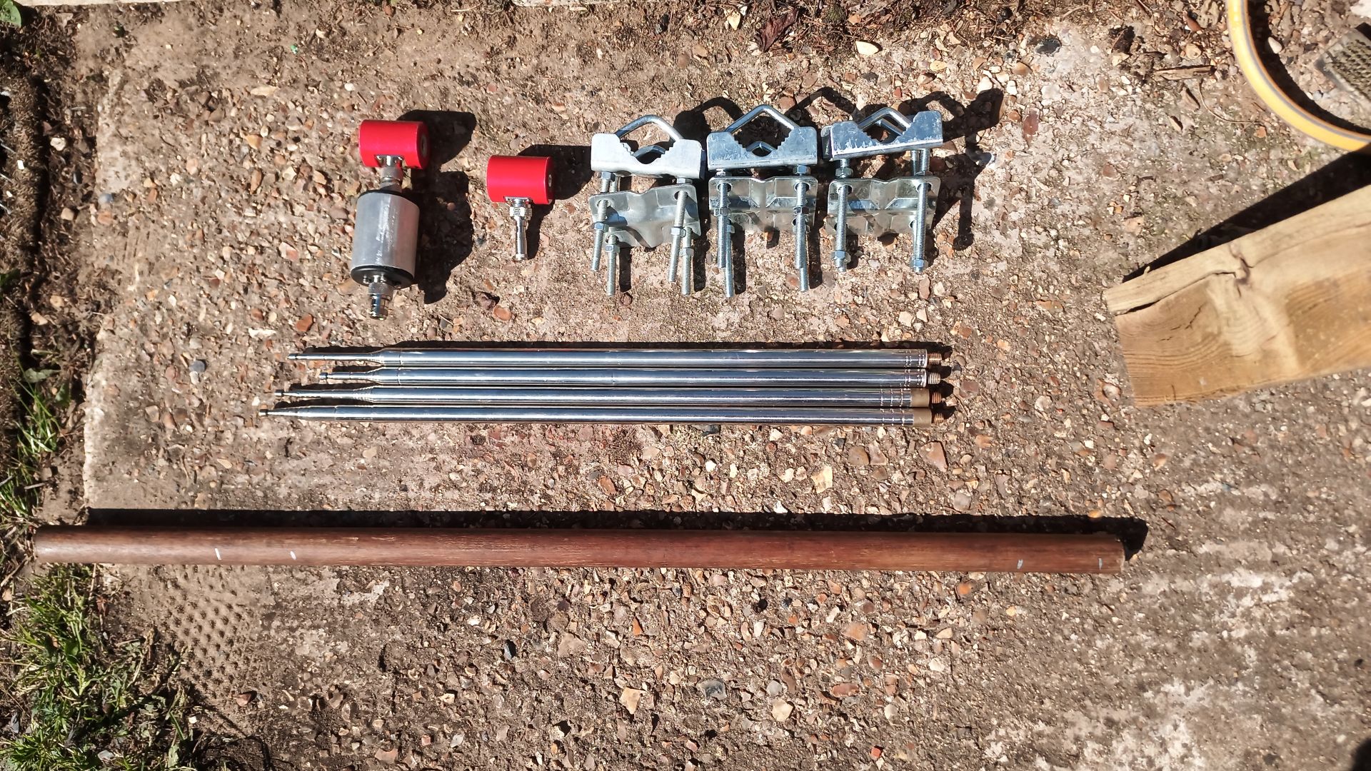 Backpack yagi parts